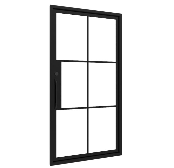 Stellar Pivot Door 6 Light Double