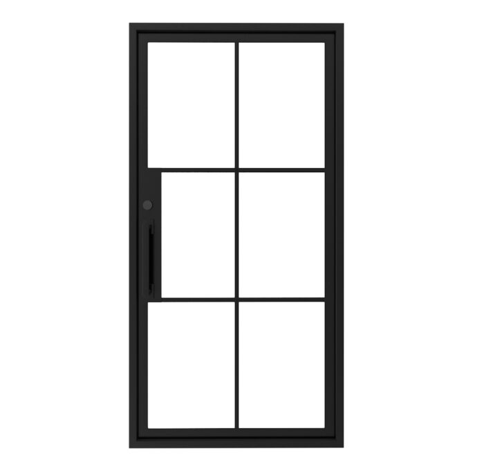 Stellar Pivot Door 6 Light Double